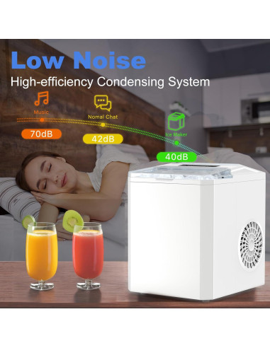 Máquina de Hielo Portátil OLIXIS 12 kg/24H Autolimpieza