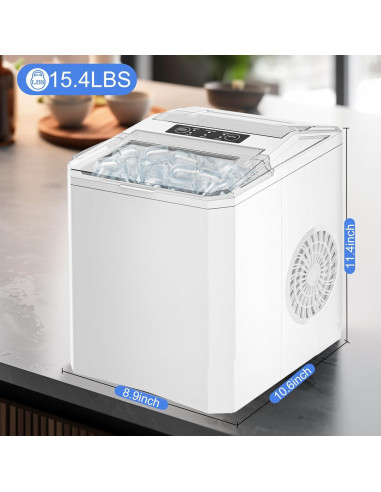 Máquina de Hielo Portátil OLIXIS 12 kg/24H Autolimpieza