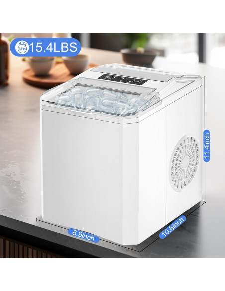 Máquina de Hielo Portátil OLIXIS 12 kg/24H Autolimpieza