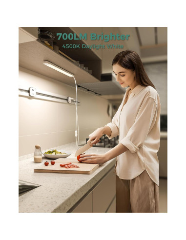 ASOKO Luz Bajo Gabinete 40.64 cm 700LM 4500K Blanco Diurno