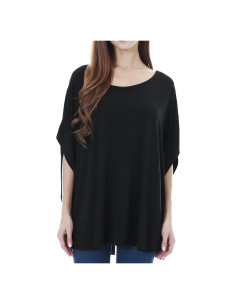 Poncho de Lactancia para Mujeres Smallshow - Talla Única Negro