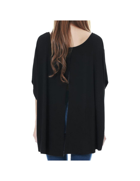 Poncho de Lactancia para Mujeres Smallshow - Talla Única Negro