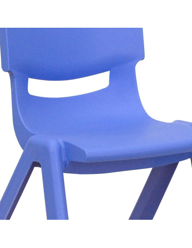 Conjunto Mesa de Actividades Ajustable Flash Furniture 60x120cm Azul