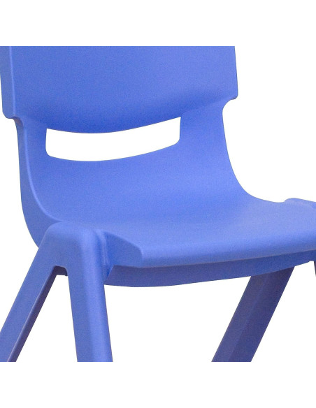 Conjunto Mesa de Actividades Ajustable Flash Furniture 60x120cm Azul