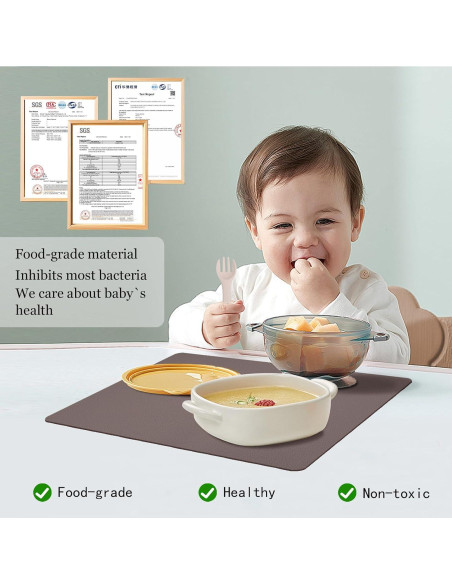 Manteles de Silicona Antideslizantes Siliconty - 4 Piezas 30x40cm