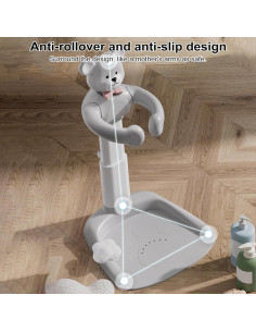 Soporte de Ducha para Bebés HOVTOIL Ajustable Antideslizante 2