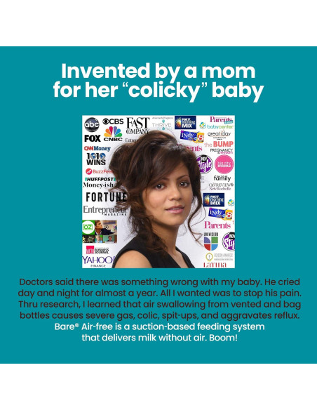 Botella Vertical Bittylab Bare Air-Free 113ml Anti-Reflujo