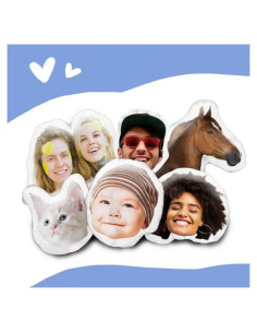 Almohada Personalizada Wucidici 20 cm Doble Lado Divertida