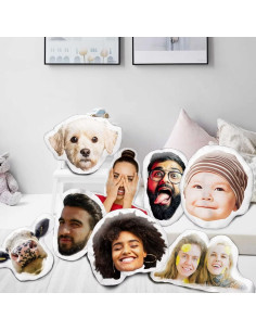 Almohada Personalizada Wucidici 20 cm Doble Lado Divertida 2