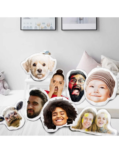 Almohada Personalizada Wucidici 20 cm Doble Lado Divertida