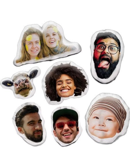 Almohada Personalizada Wucidici 20 cm Doble Lado Divertida