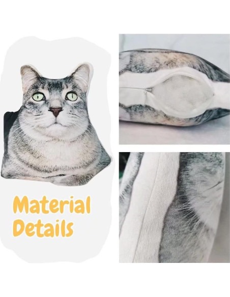 Almohada Personalizada Wucidici 20 cm Doble Lado Divertida