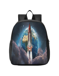 Mochila Escolar Kcldeci Cohete 30.48 cm para Niños