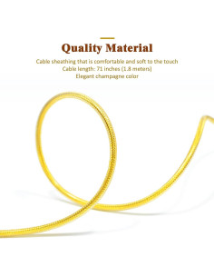 Cable de Mejora GUCraftsman 1.8m OFC 6N para SENNHEISER 2