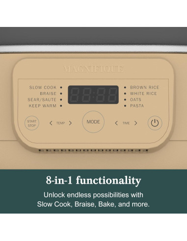 Olla Multiusos 6QT Indy Vac Programable 8 en 1 Antiadherente