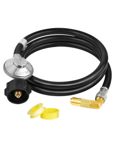 Adaptador de Manguera de Propano Aekops 5 PIES con Regulador