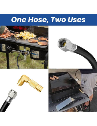 Adaptador de Manguera de Propano Aekops 5 PIES con Regulador