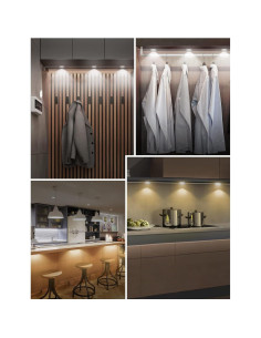 Luces LED Bajo Gabinete MATICOD Regulables 3500-6500K Control APP 2