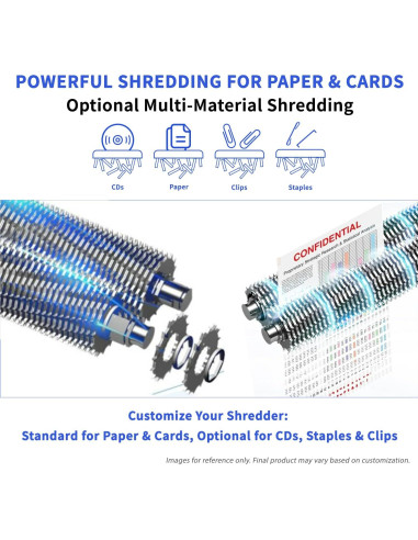 Trituradora Bonsaii C209-C Alta Seguridad 110 Hojas 22.7L