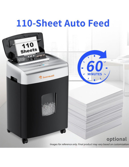 Trituradora Bonsaii C209-C Alta Seguridad 110 Hojas 22.7L