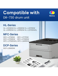 Unidad de Tambor Nildoa DR-730 Compatible para Brother 2
