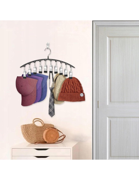 Perchas para Leggings Arkeiliy 2 Piezas con 10 Clips