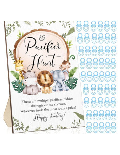 Juego de Búsqueda de Chupetes Roowest 51 Piezas Baby Shower