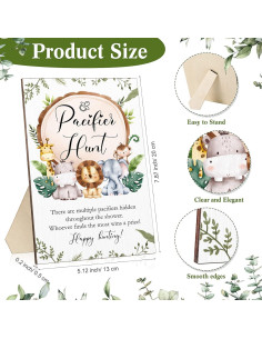 Juego de Búsqueda de Chupetes Roowest 51 Piezas Baby Shower 2