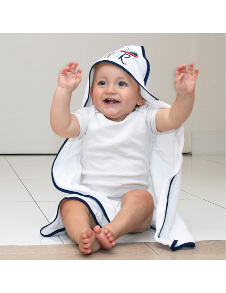 Conjunto de Toalla de Baño con Capucha Baby Essentials 6 Piezas