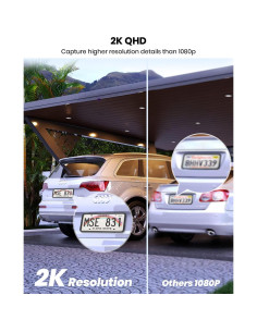 Cámara de Seguridad AOSU 2K QHD Exterior con Visión Nocturna 2