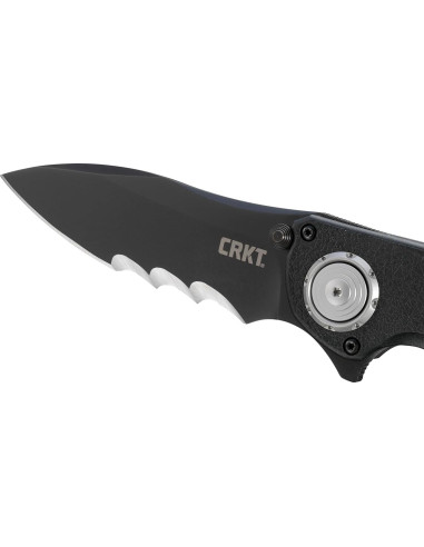 Cuchillo Plegable CRKT Linchpin 5406K con Serraciones Veff