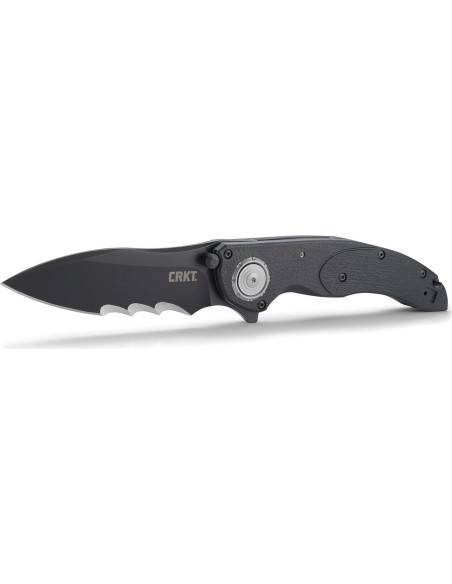 Cuchillo Plegable CRKT Linchpin 5406K con Serraciones Veff
