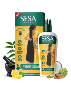 Aceite Capilar Ayurvédico SESA 100 ml - Bhringraj y 18 Hierbas