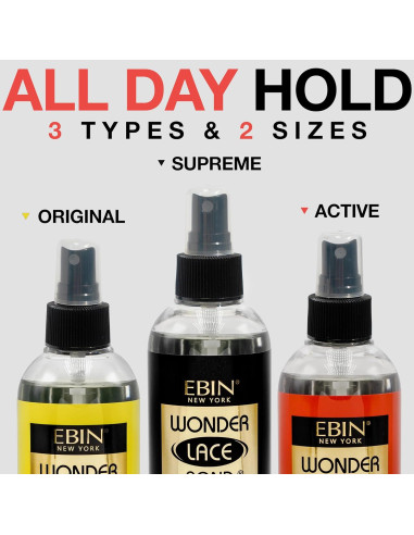Spray Fijador EBIN NEW YORK Wonder Lace Bond 100ml Activa