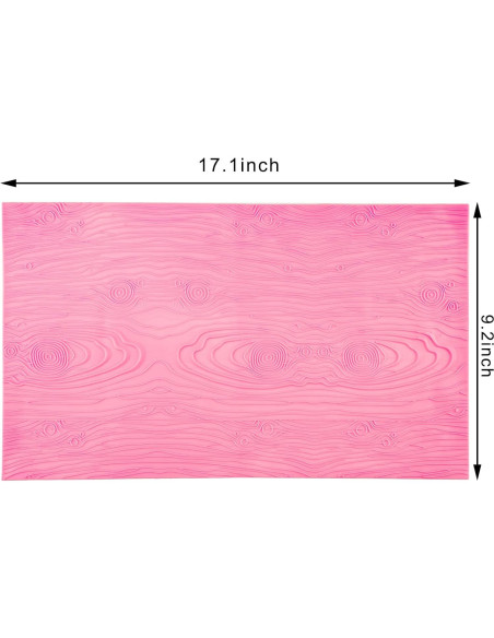 Molde de Silicona Beasea para Pasteles 43x23 cm Rosa