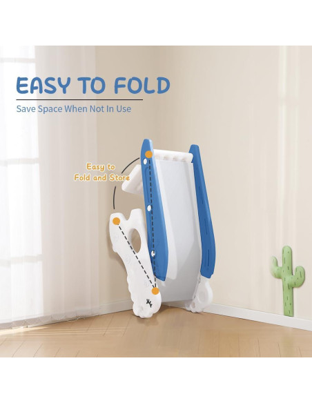 Tobogán Interior HAPPYMATY para Niños Pequeños con Aro