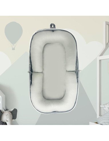 Cojín Plegable para Bebé UGRASEA Gris - Cuna Portátil 0-24 Meses