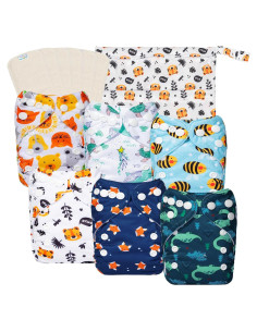 Paquete de 13 Pañales de Tela Babygoal para Recién Nacidos 2.3-5.4kg