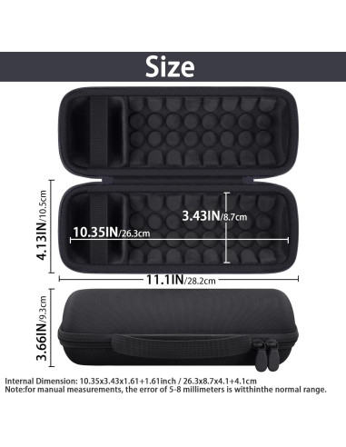 Funda Impermeable Khanka para Altavoz JBL Flip 7/6 - Negro