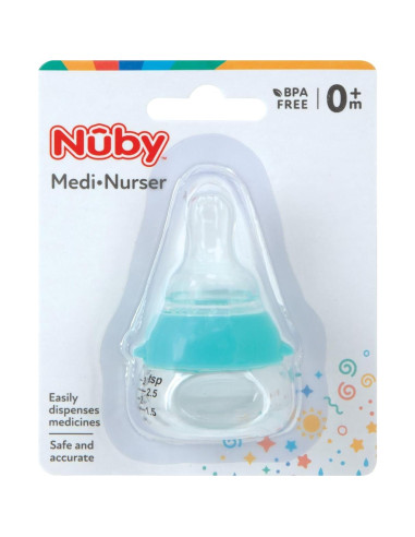 Botella de Medicina Nuby Medi-Nurser 12.2x9.9 cm Libre de BPA