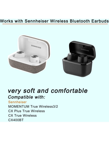 Consejos de Espuma Viscoelástica Mijusun para Sennheiser True Wireless