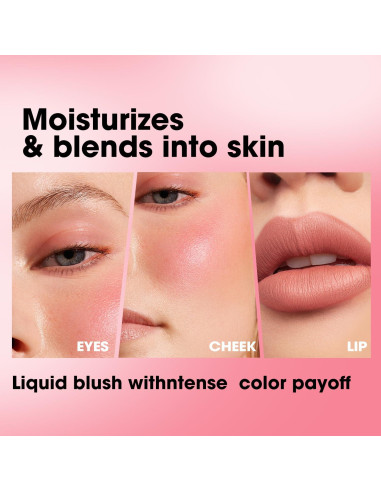 Rubor Líquido Jolilab 5 ml - Color 03 Susurro Rosa Nude