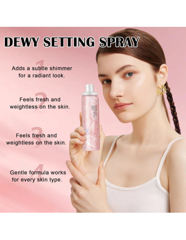 Spray Fijador de Maquillaje Hidratante IONSGAKO 118 ml