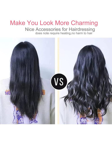 36 Varillas Flexibles para Rizar Cabello Wayyoo - Azul