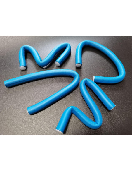 36 Varillas Flexibles para Rizar Cabello Wayyoo - Azul