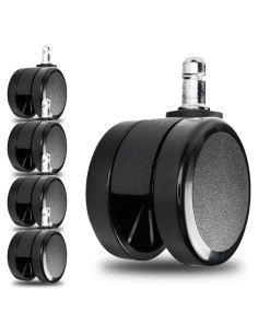 Rueda de Caster para Sillas Herman Miller y Steelcase - 60 mm