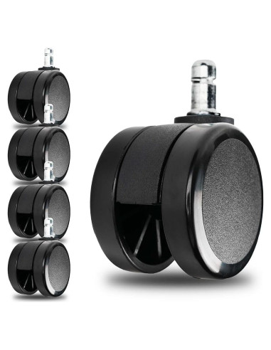 Rueda de Caster para Sillas Herman Miller y Steelcase - 60 mm