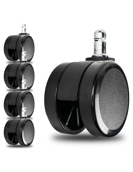 Rueda de Caster para Sillas Herman Miller y Steelcase - 60 mm