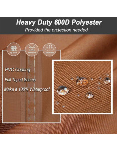 Cubierta Impermeable para Plancha NettyPro 28" Marrón 2