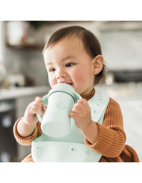 Babero de Silicona Scoop Unisex Green Sprouts 16.5x18 cm Babero de Silicona Scoop Unisex Green Sprouts 16.5x18 cm